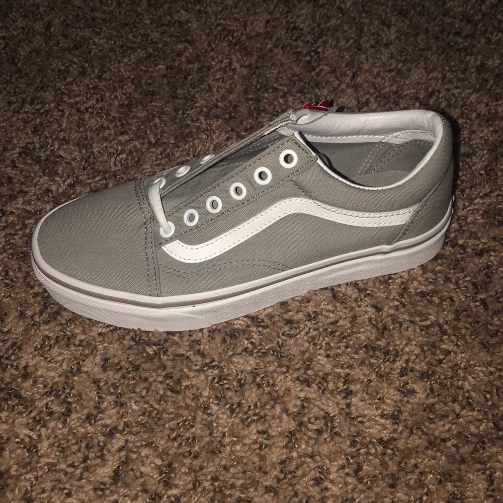 Gray Vans Old Skool